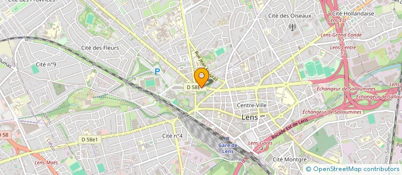 localisation de l'entreprise BO PARQUET à LENS