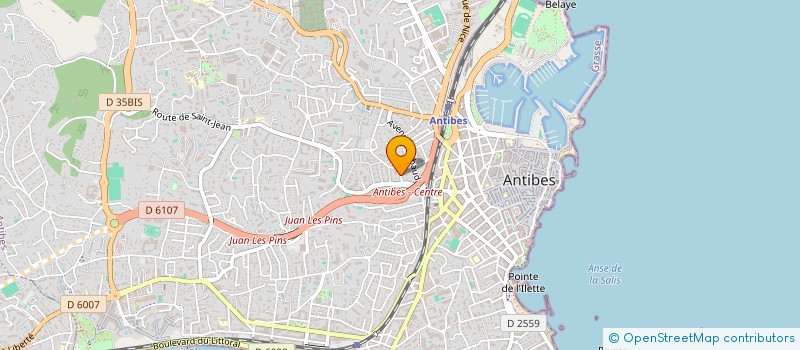 localisation de l'entreprise BO PATRIMOINE à ANTIBES