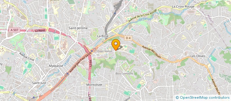 localisation de l'entreprise BO PEINTURE  MARSEILLE