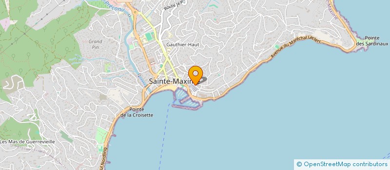 localisation de l'entreprise BO PRIMEURS à SAINTE-MAXIME