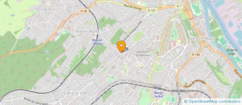 localisation de l'entreprise BO SCI  SAINT-GERMAIN-EN-LAYE