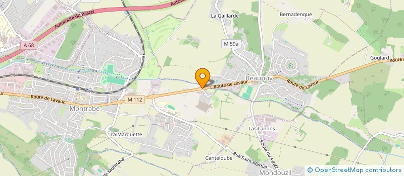 localisation de l'entreprise BO'SOLEIL à MONTRABE