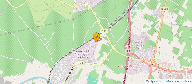 localisation de l'entreprise BO SOLUTIONS  SAINT-ESTEVE