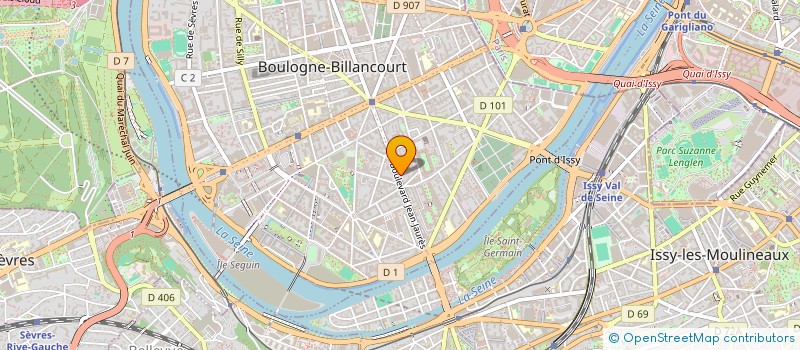 localisation de l'entreprise BO SU SHI  BOULOGNE-BILLANCOURT
