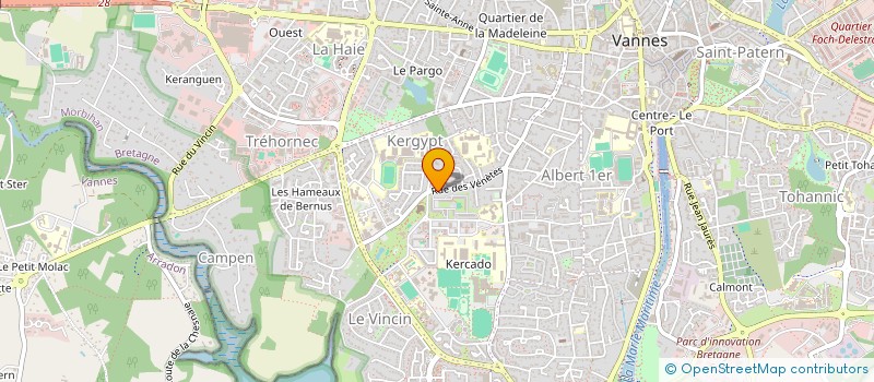 localisation de l'entreprise BO'T à VANNES