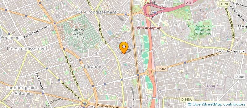 localisation de l'entreprise BO TELECOM à PARIS