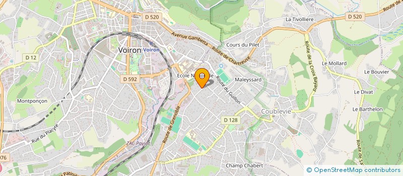 localisation de l'entreprise BO VOYAGES  COUBLEVIE