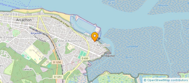 localisation de l'entreprise BO YACHTING  ARCACHON