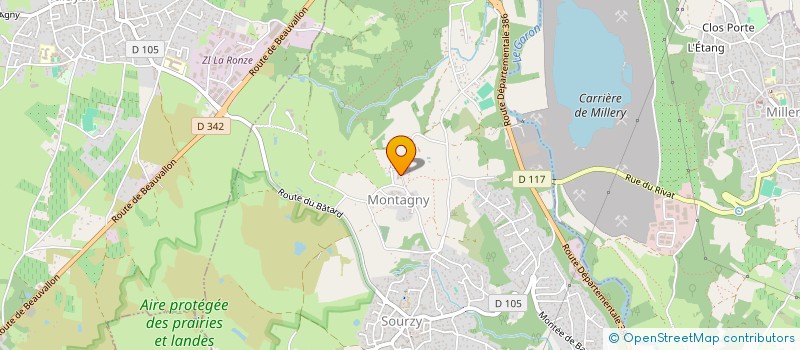 localisation de l'entreprise BO ZIN  MONTAGNY