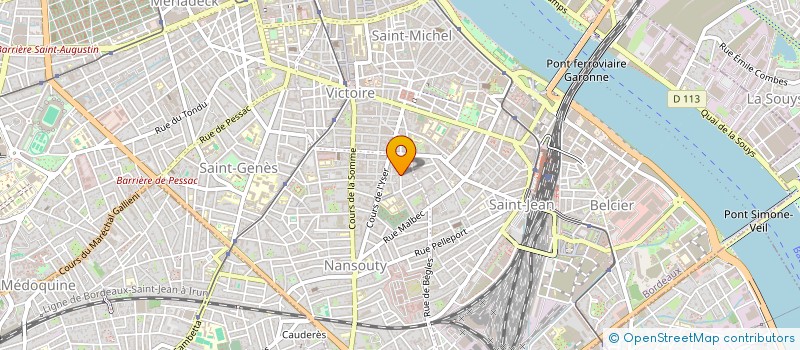 localisation de l'entreprise BO3DR  BORDEAUX