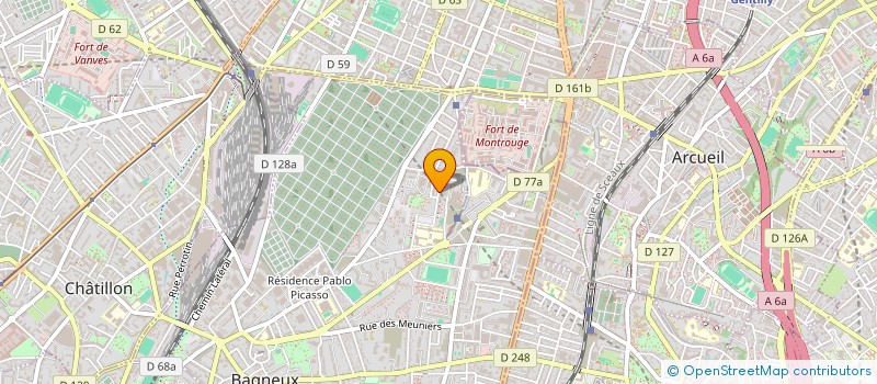 localisation de l'entreprise BO92 à BAGNEUX