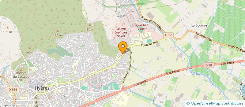 localisation de l'entreprise BOA PRODUCTION  HYERES