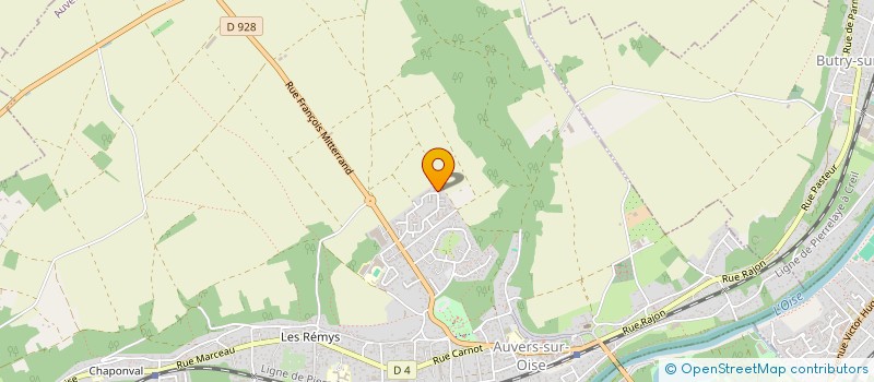 localisation de l'entreprise BOABOB - LISTE BDE BBA  AUVERS-SUR-OISE