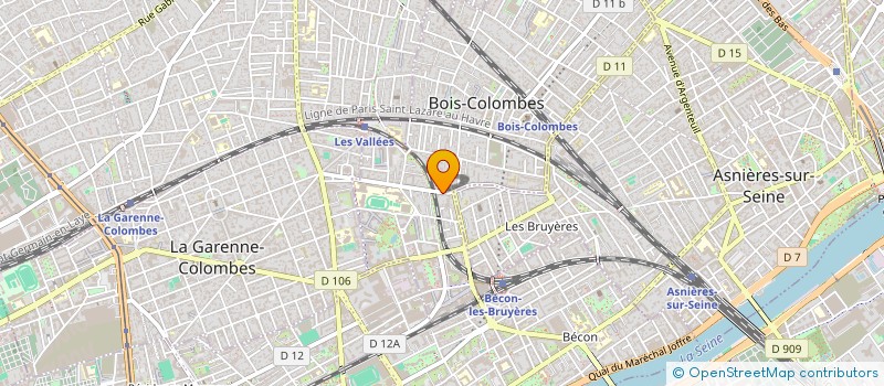 localisation de l'entreprise BOACOLA à BOIS-COLOMBES