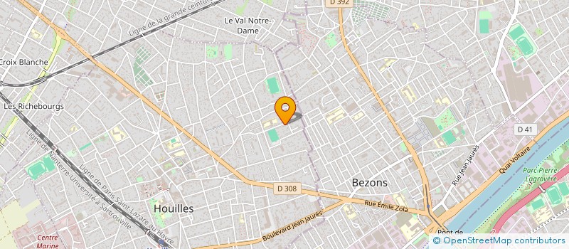 localisation de l'entreprise BOALA  HOUILLES