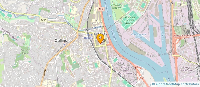 localisation de l'entreprise BOARD 92  OULLINS-PIERRE-BENITE