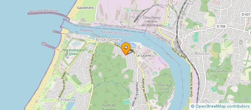 localisation de l'entreprise BOARD CULTURE EXPOSURE  ANGLET