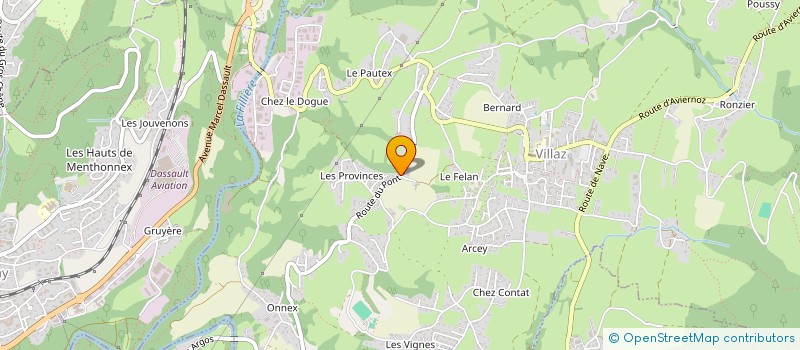 localisation de l'entreprise BOARD ROOM  VILLAZ