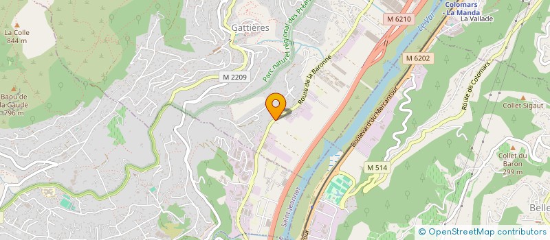 localisation de l'entreprise BOAT & CAR 06  GATTIERES