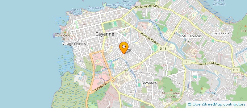 localisation de l'entreprise BOAT LOC  CAYENNE