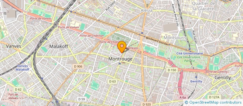 localisation de l'entreprise BOATIQUE DIFFUSION à MONTROUGE