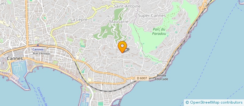 localisation de l'entreprise BOAVISTA à CANNES