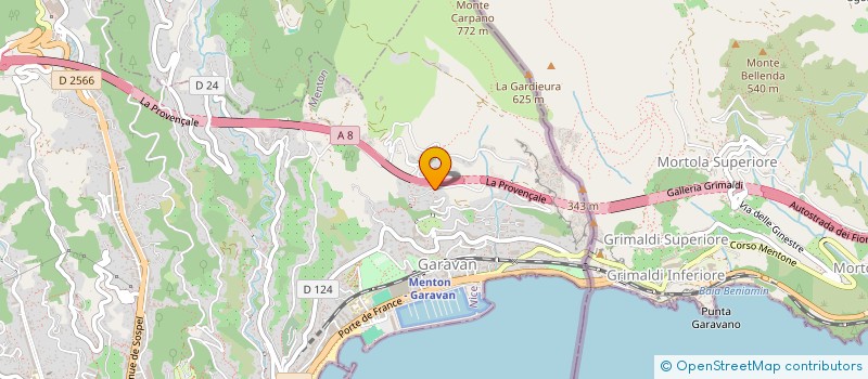 localisation de l'entreprise BOAZ à MENTON