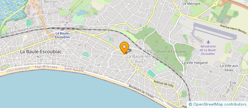 localisation de l'entreprise BOB  LA BAULE-ESCOUBLAC