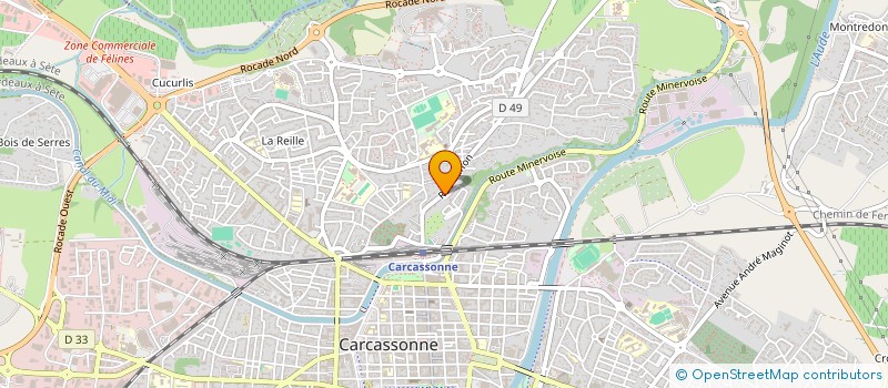 localisation de l'entreprise BOB à CARCASSONNE