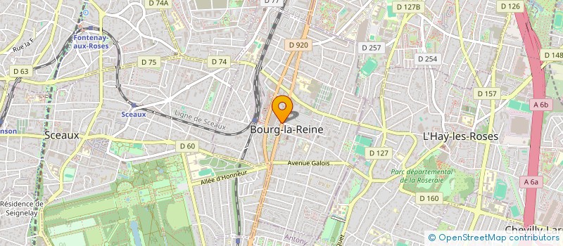localisation de l'entreprise BOB à BOURG-LA-REINE