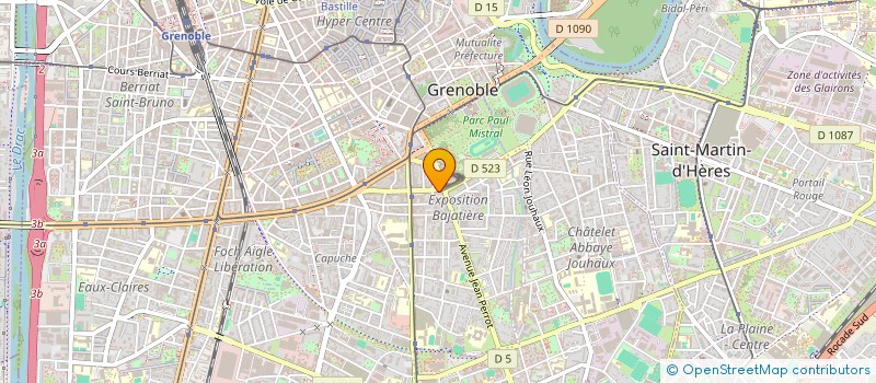localisation de l'entreprise BOB COIFFURE  GRENOBLE