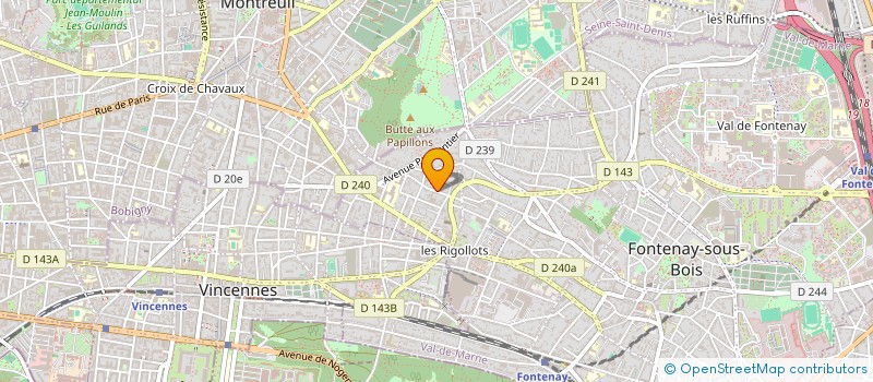 localisation de l'entreprise BOB COMBLES à FONTENAY-SOUS-BOIS