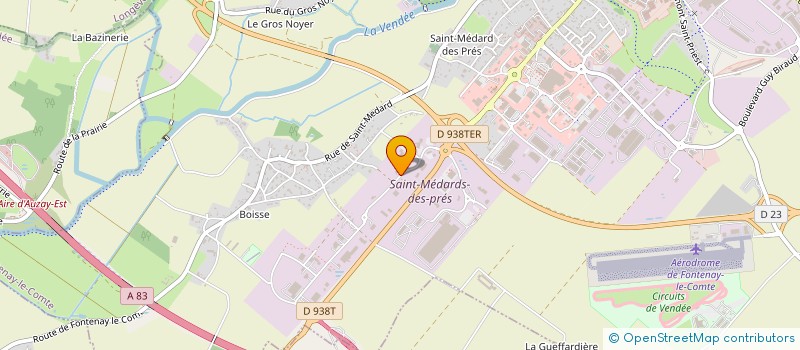 localisation de l'entreprise BOB IMMO  FONTENAY-LE-COMTE