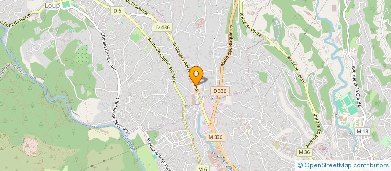 localisation de l'entreprise BOB LOC  LA COLLE-SUR-LOUP