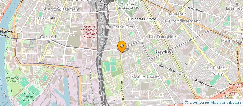 localisation de l'entreprise BOB MOUVE TRANSPORTS  VENISSIEUX