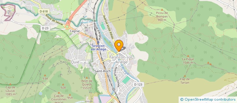 localisation de l'entreprise BOB PHARMA à TARASCON-SUR-ARIEGE