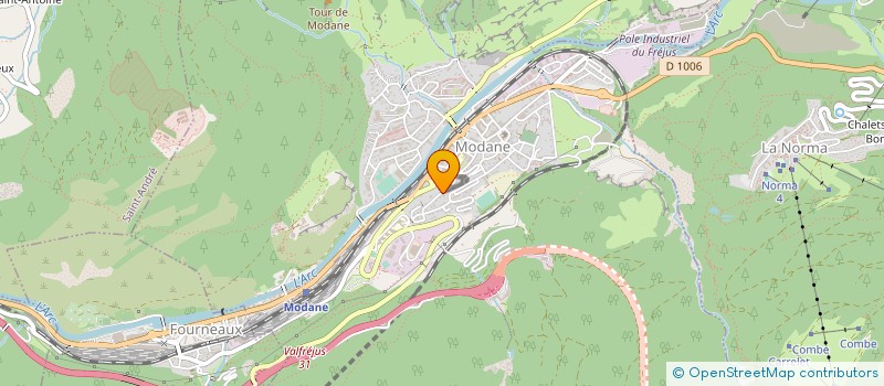 localisation de l'entreprise BOB SCIAGE BETON à MODANE