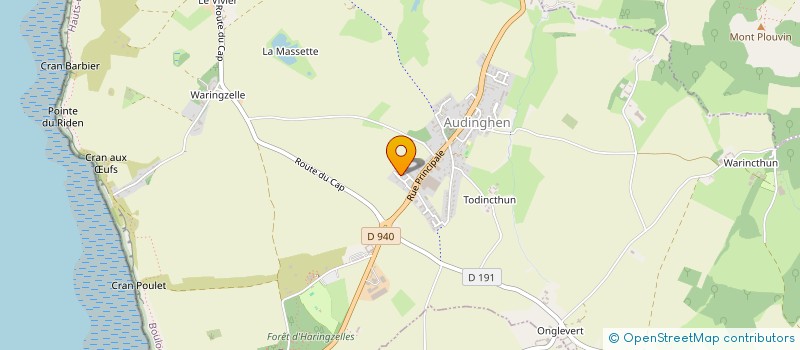 localisation de l'entreprise BOB SOLUTIONS  AUDINGHEN