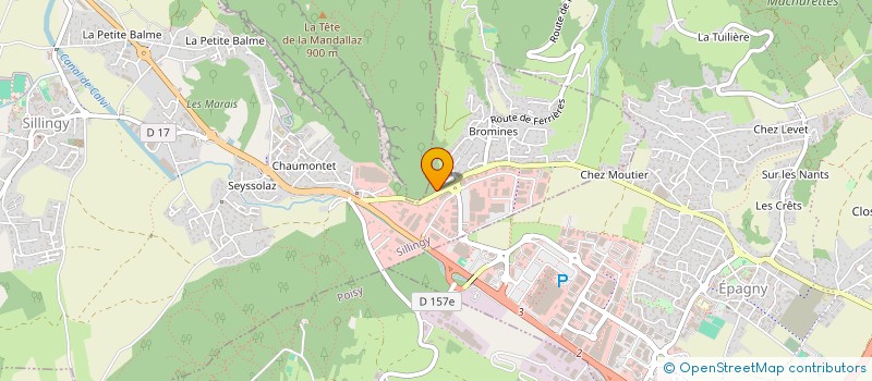 localisation de l'entreprise BOBAN DUMAS  SILLINGY