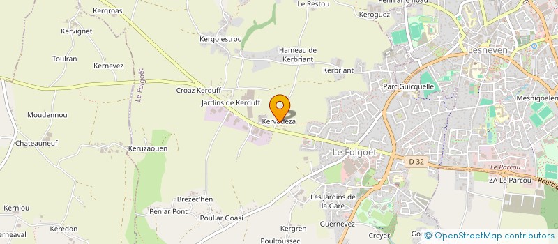 localisation de l'entreprise BOBATOLAJ  LE FOLGOET