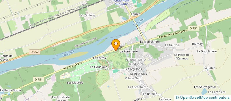 localisation de l'entreprise BOBAULT à CANDE-SUR-BEUVRON
