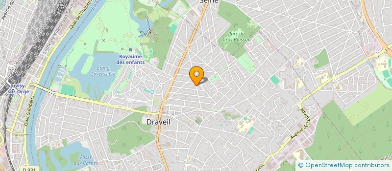 localisation de l'entreprise BOBBER à DRAVEIL