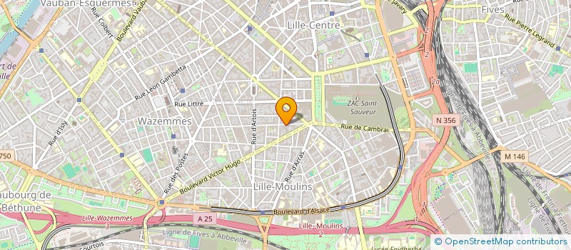 localisation de l'entreprise BOBBLE CAFE à LILLE
