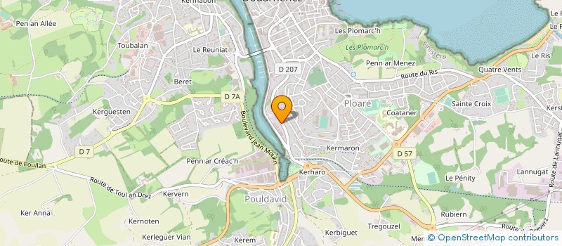 localisation de l'entreprise BOBBY AND SUE  DOUARNENEZ