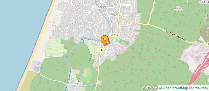 localisation de l'entreprise BOBBY HUGGES MULTIMEDIA  CAPBRETON