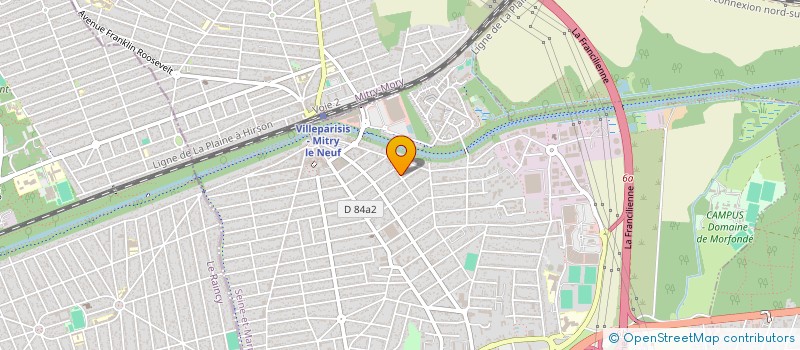 localisation de l'entreprise BOBBY PRESTIGE  VILLEPARISIS