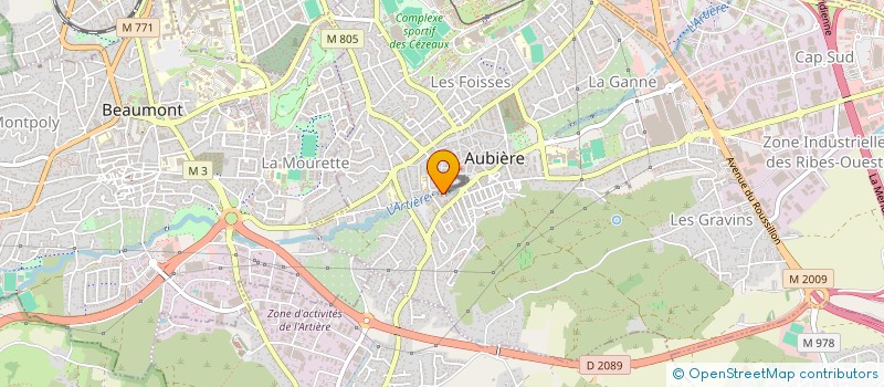 localisation de l'entreprise BOBE  AUBIERE