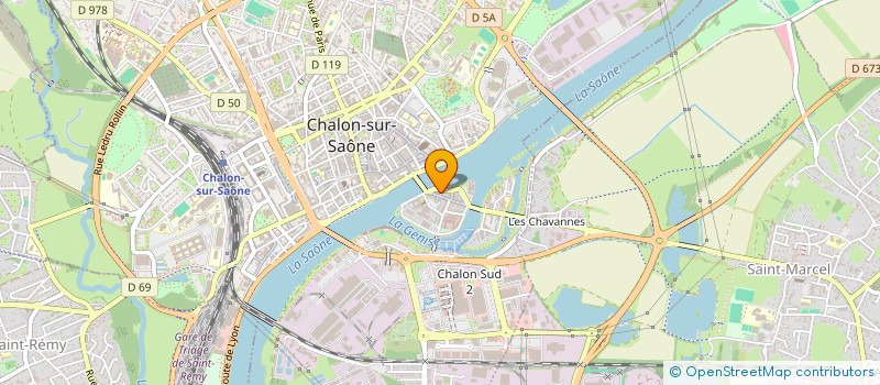localisation de l'entreprise BOBECHE ET GALIMAFRE à CHALON-SUR-SAONE