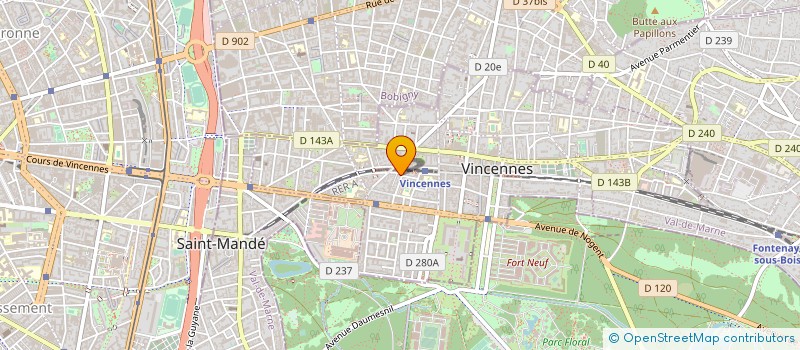 localisation de l'entreprise BOBENCO SOLUTIONS à VINCENNES