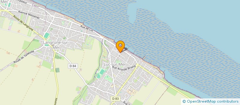 localisation de l'entreprise BOBET  LUC-SUR-MER